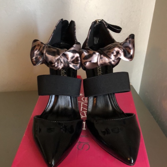 Lupita by Shoedazzle leopard/black heels. Size 6.5 - Picture 2 of 6